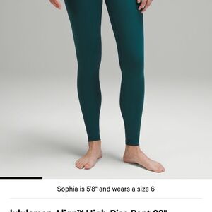 Lululemon Align High-Rise Pant in Teal